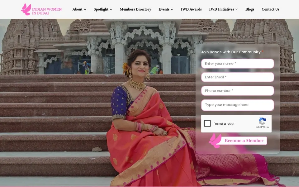 Indian Women in Dubai homepage