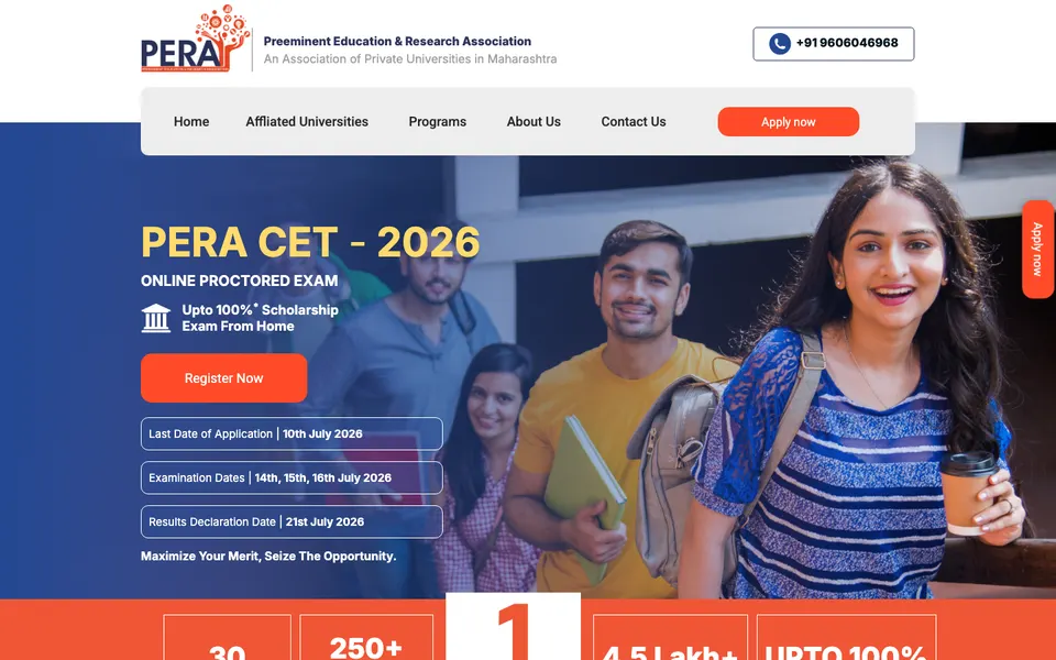 Peracet homepage